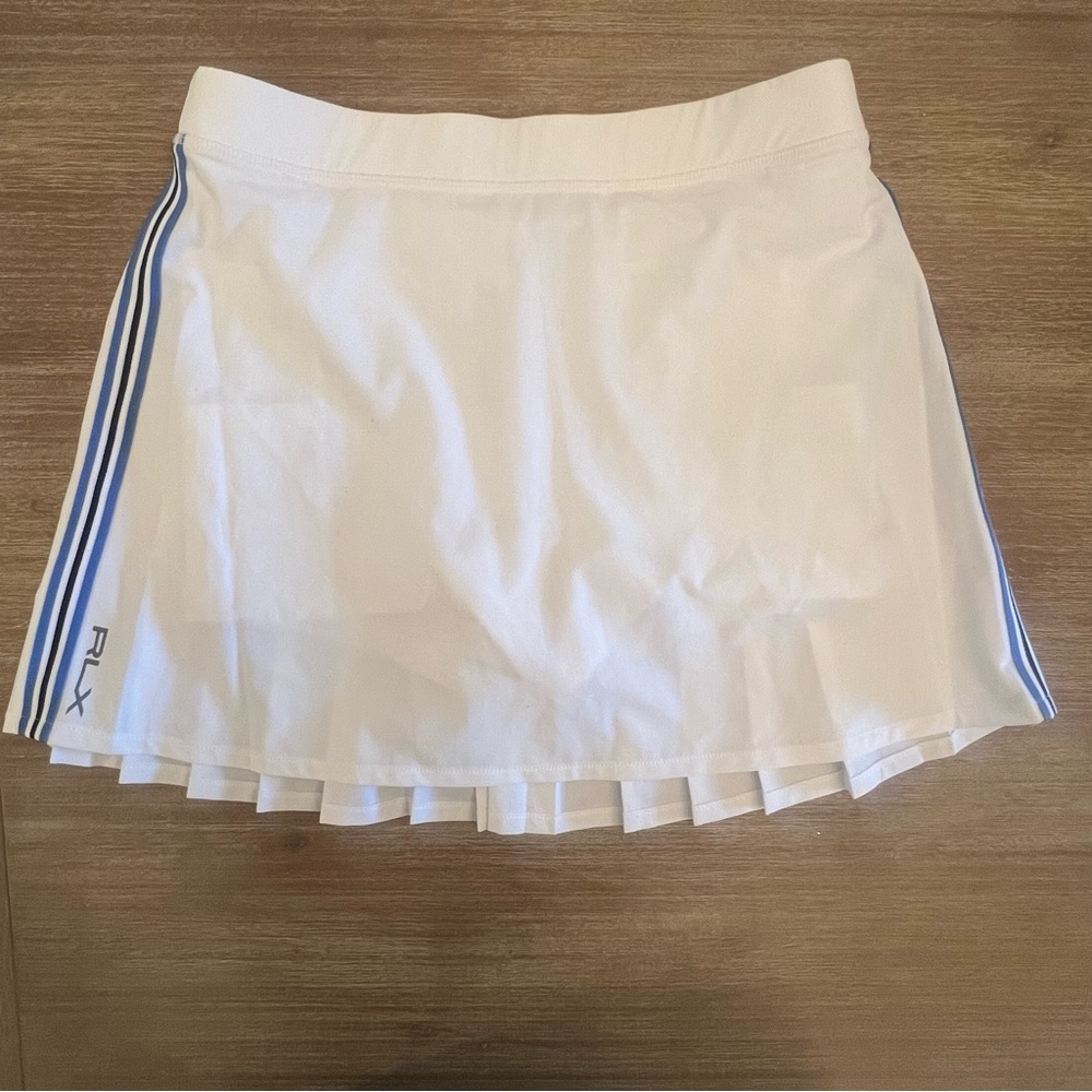 RLX Ralph Lauren White Skort with Black Logo